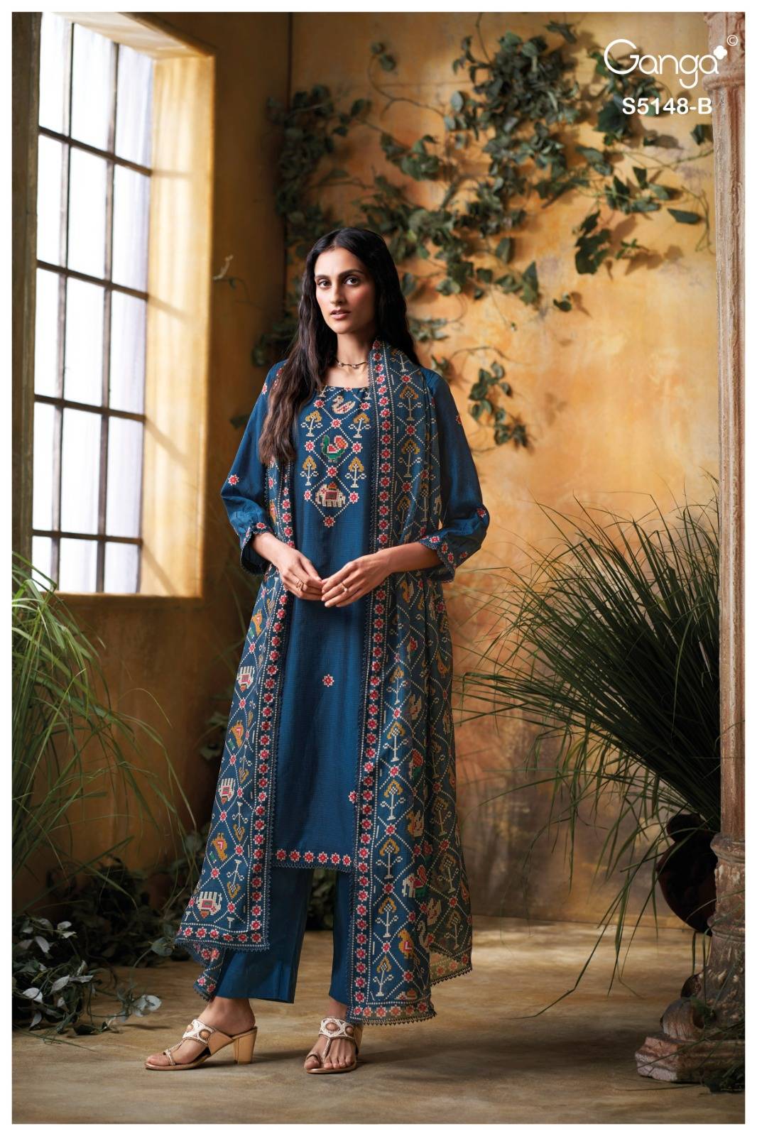 ZENDAYA 5148 SERIES BY GANGA FASHION Beautiful Colourful RUSSIAN SILK Dresses At Wholesale Price